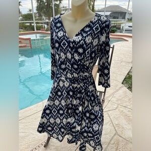 Like New, “AGB” flowing polyester dress.